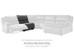 Clonmel Armless Recliner - furniture place usa