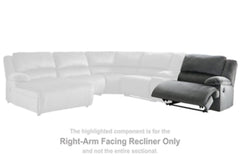 Clonmel Right-Arm Facing Recliner - furniture place usa