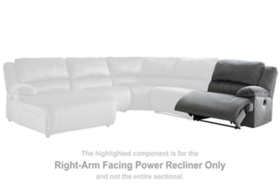Clonmel Right-Arm Facing Power Recliner - furniture place usa