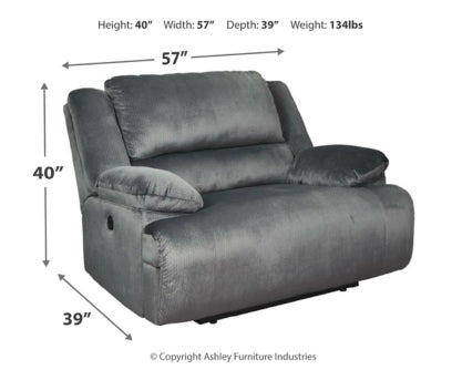 Clonmel Oversized Power Recliner - furniture place usa