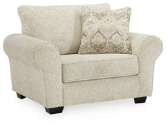Haisley Chair and Ottoman - furniture place usa