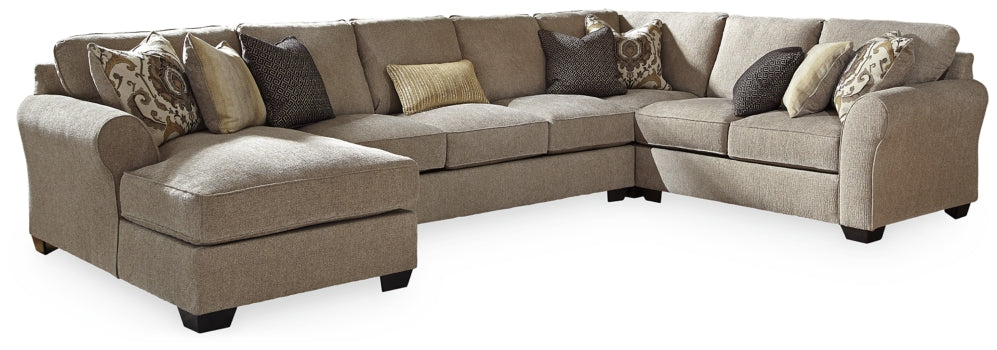 Pantomine 4-Piece Sectional with Ottoman - PKG010946 - furniture place usa