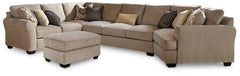 Pantomine 4-Piece Sectional with Ottoman - PKG010952 - furniture place usa