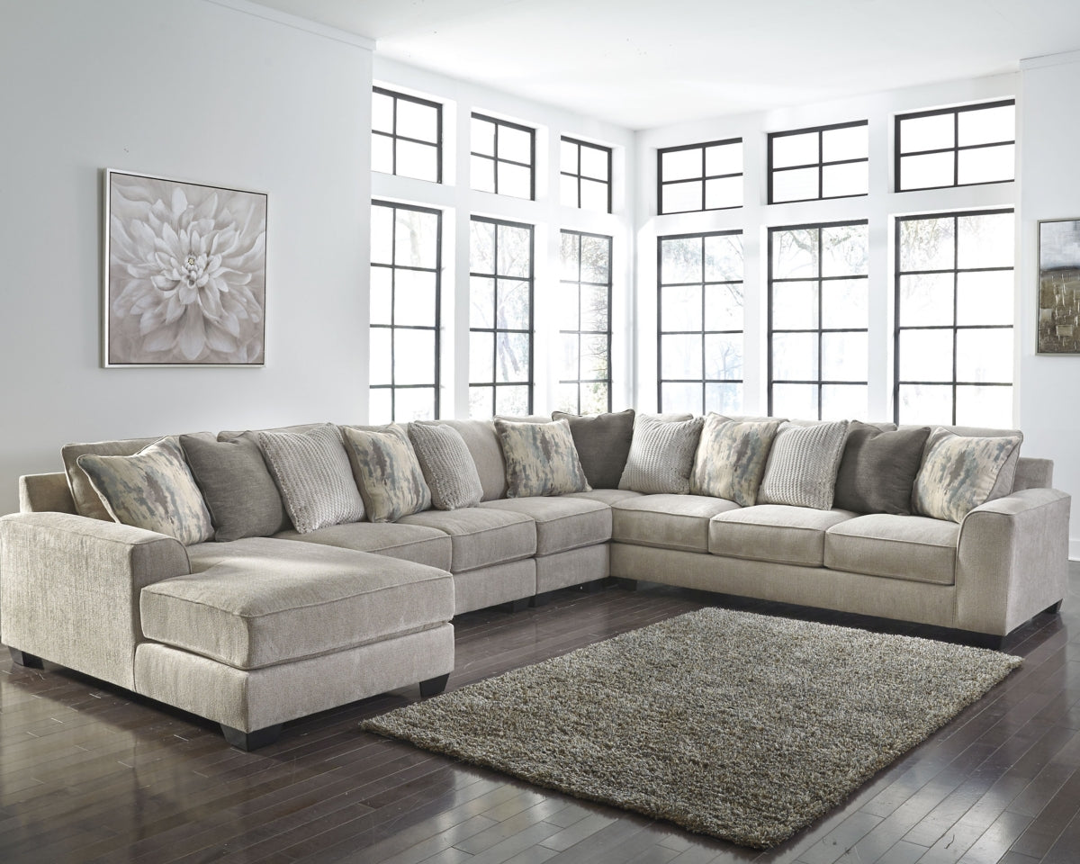 Ardsley 5-Piece Sectional with Ottoman - PKG001218 - furniture place usa