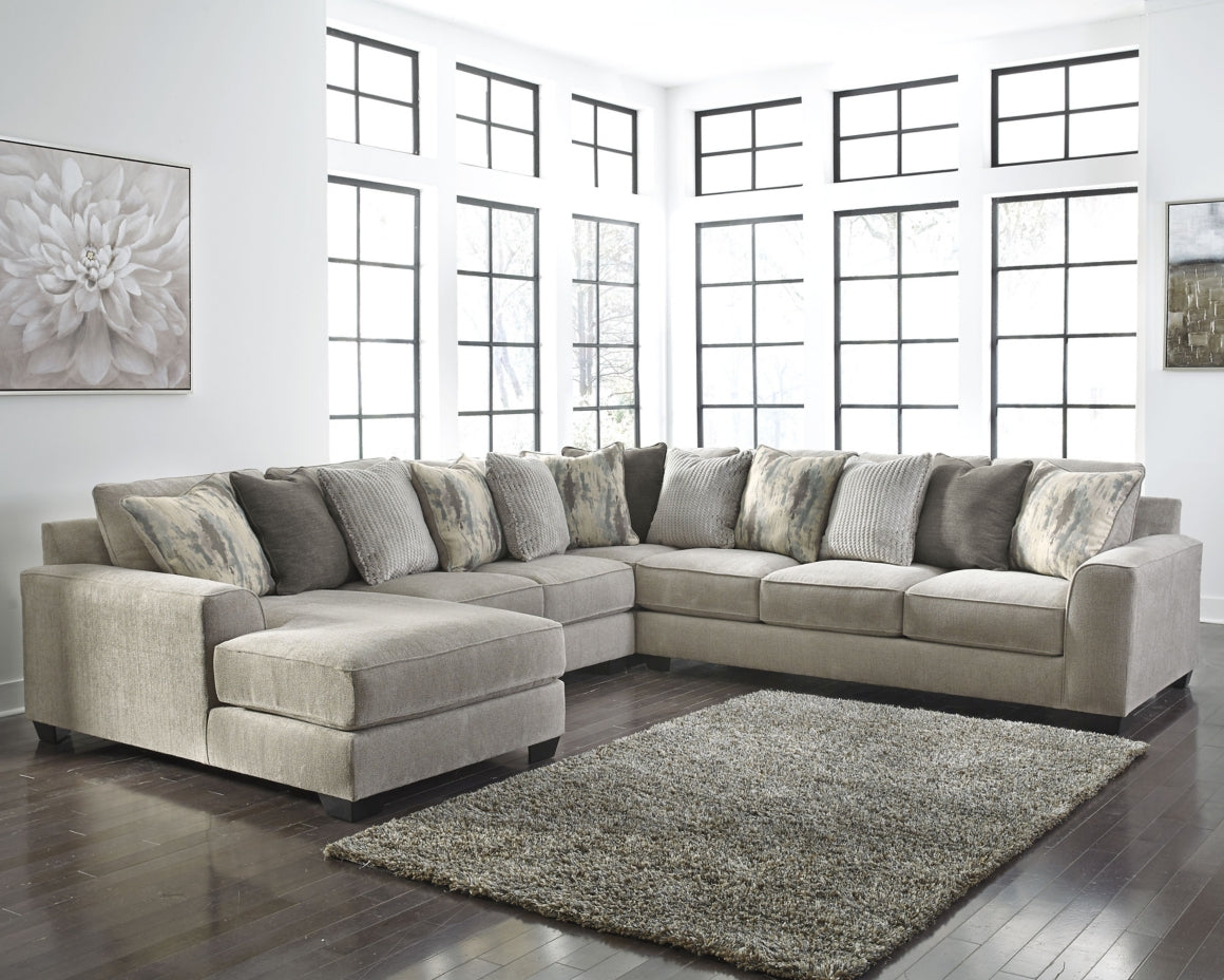 Ardsley 4-Piece Sectional with Ottoman - PKG001211 - furniture place usa