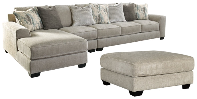 Ardsley 3-Piece Sectional with Ottoman - PKG001215 - furniture place usa