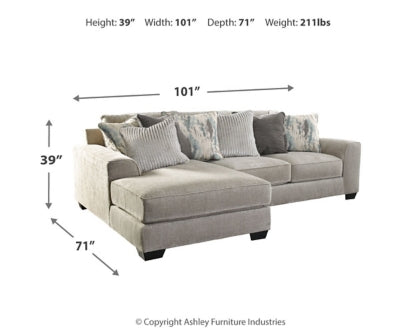 Ardsley 2-Piece Sectional with Ottoman - PKG001222 - furniture place usa