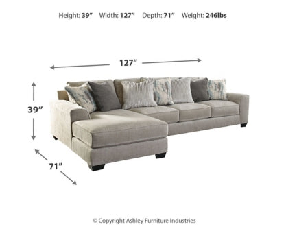 Ardsley 2-Piece Sectional with Ottoman - PKG001214 - furniture place usa