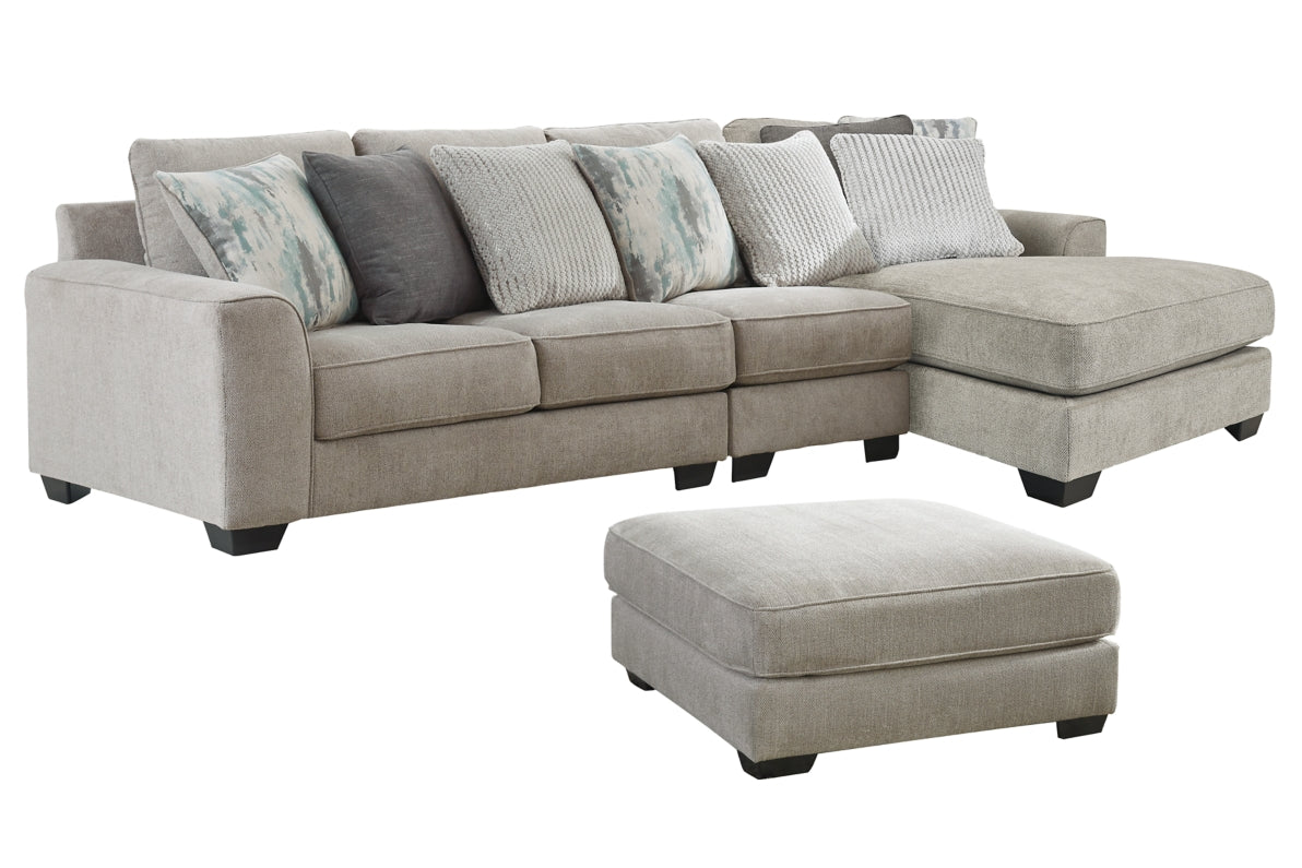 Ardsley 3-Piece Sectional with Ottoman - PKG001225 - furniture place usa