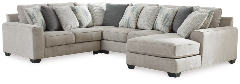 Ardsley 4-Piece Sectional with Ottoman - PKG001221 - furniture place usa