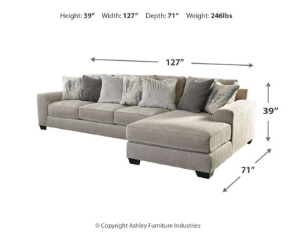 Ardsley 2-Piece Sectional with Ottoman - PKG001216 - furniture place usa