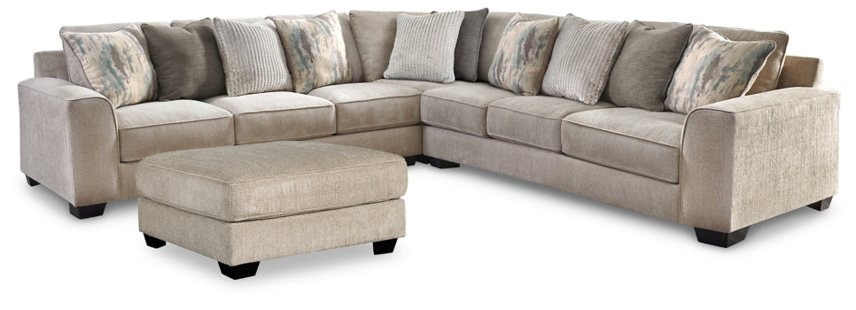 Ardsley 3-Piece Sectional with Ottoman - PKG001229 - furniture place usa