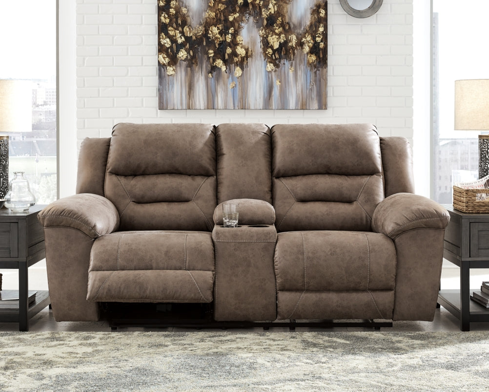 Stoneland Sofa, Loveseat and Recliner - PKG001250 - furniture place usa