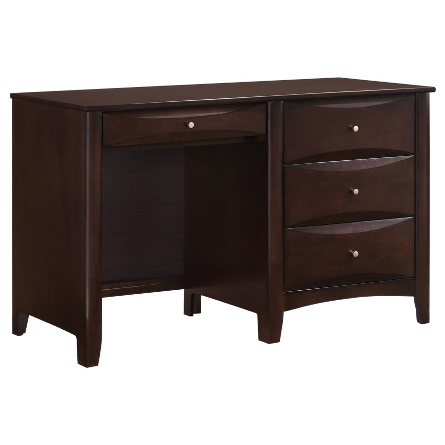 Phoenix Brown Computer Desk - furniture place usa