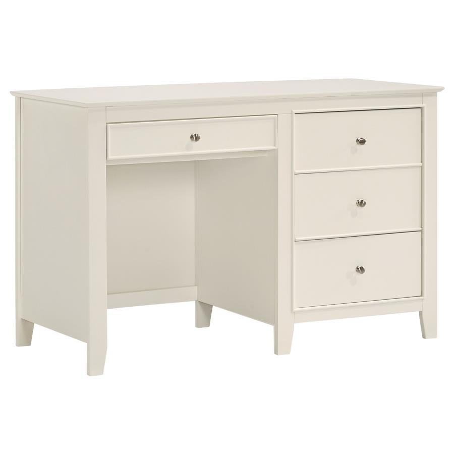 Selena Ivory Computer Desk - furniture place usa