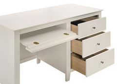 Selena Ivory Computer Desk - furniture place usa