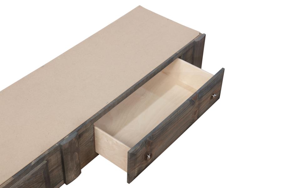 Wrangle Hill Grey Under Bed Storage - furniture place usa