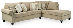 Dovemont 2-Piece Sectional with Ottoman - PKG008201 - furniture place usa