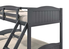 Arlo Grey Twin / Full Bunk Bed - furniture place usa