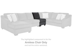 Eltmann Armless Chair - furniture place usa