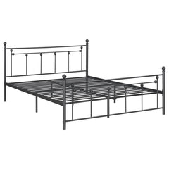 Canon Grey Queen Bed - furniture place usa