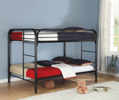 Morgan Black Full / Full Bunk Bed - furniture place usa