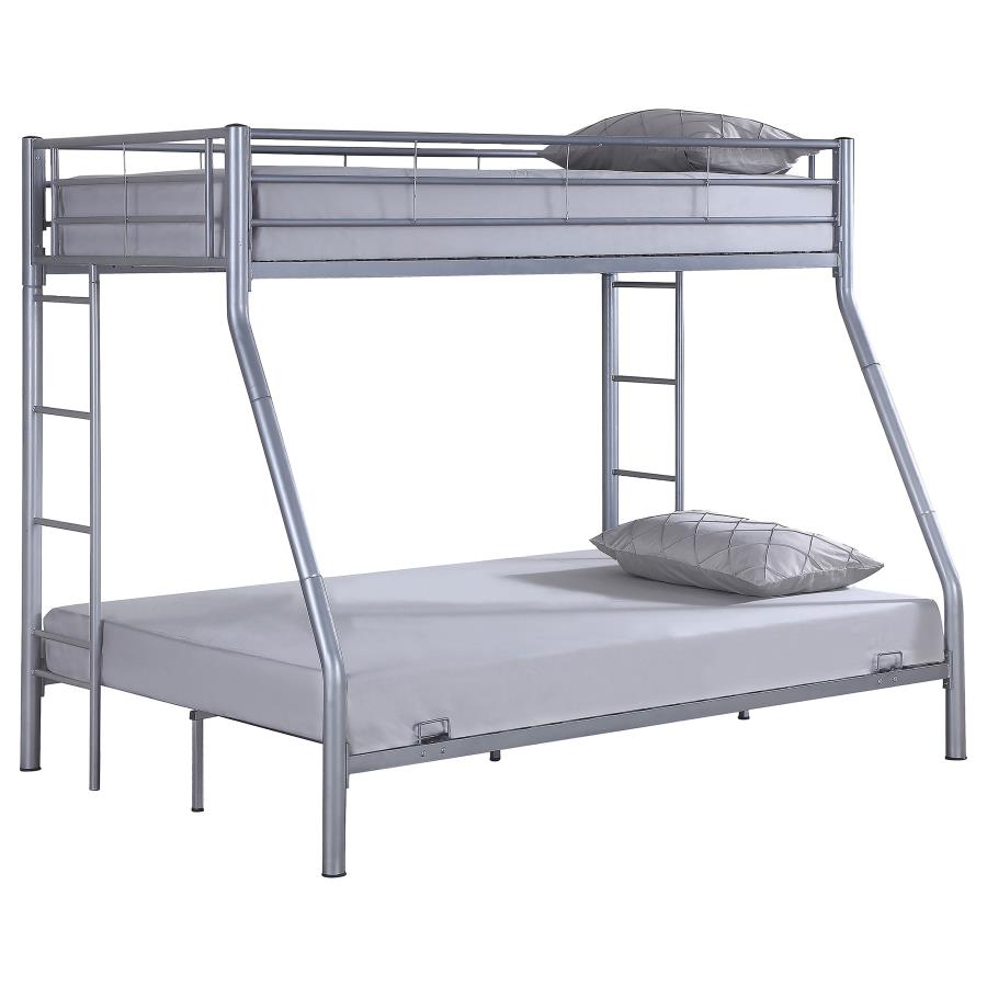 Hayward Silver Twin / Full Bunk Bed