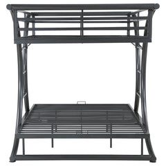 Stephan Grey Full / Full Bunk Bed - furniture place usa