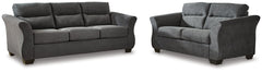 Miravel Sofa and Loveseat - furniture place usa