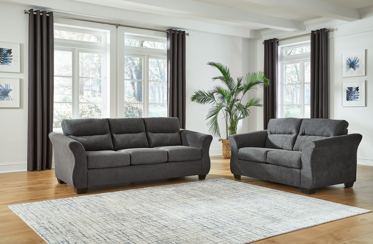 Miravel Sofa and Loveseat - furniture place usa