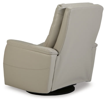 Riptyme Swivel Glider Recliner - furniture place usa