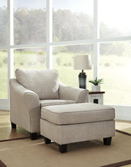 Abney Chair and Ottoman - furniture place usa