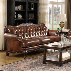 Victoria Brown Sofa - furniture place usa