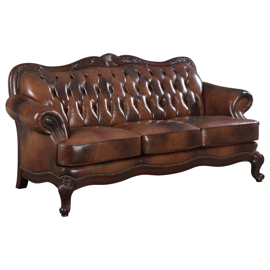 Victoria Brown Sofa - furniture place usa