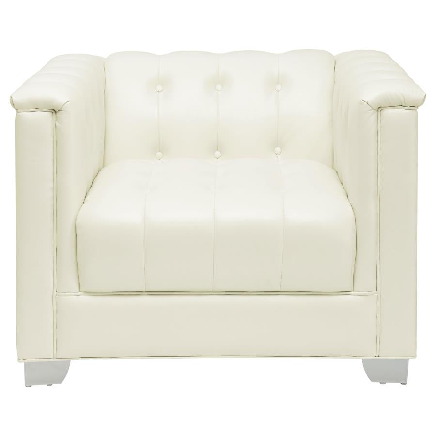 Chaviano Ivory Chair - furniture place usa