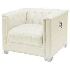 Chaviano Ivory Chair - furniture place usa