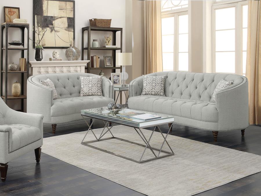 Avonlea Grey 2 Pc Sofa Set - furniture place usa