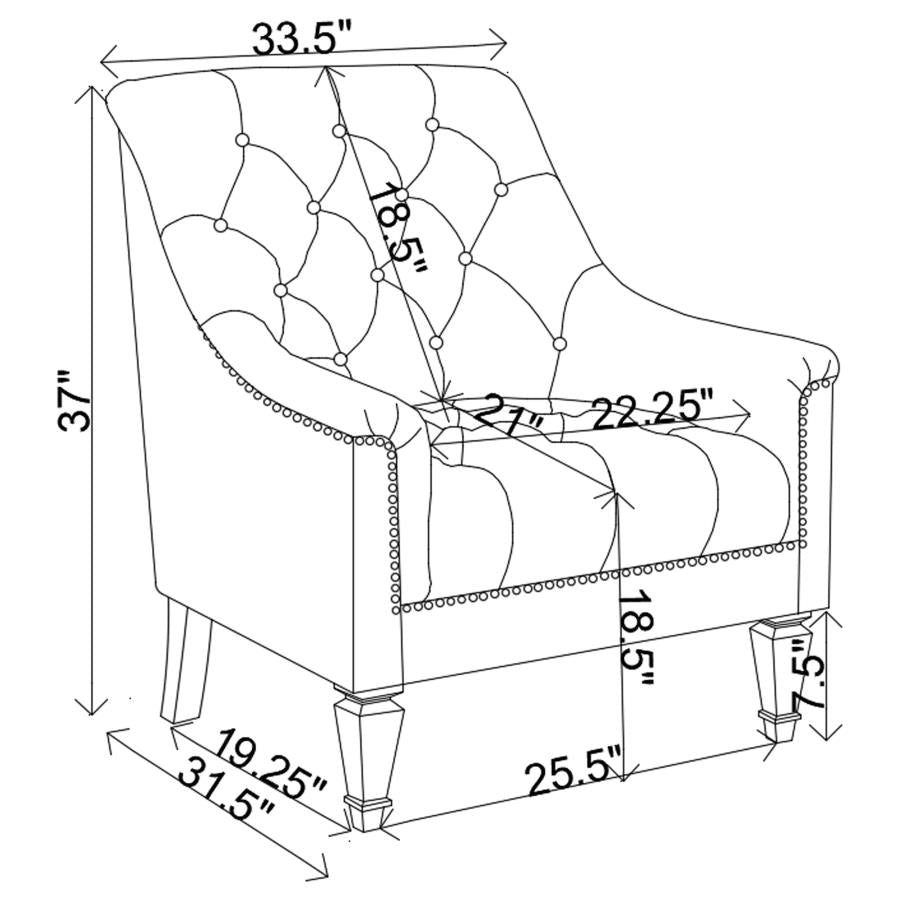 Avonlea Grey Chair - furniture place usa