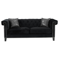 Reventlow Black 2 Pc Sofa Set - furniture place usa