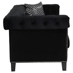 Reventlow Black 2 Pc Sofa Set - furniture place usa