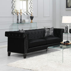 Reventlow Black Sofa - furniture place usa