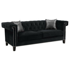 Reventlow Black Sofa - furniture place usa