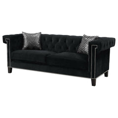 Reventlow Black Sofa - furniture place usa