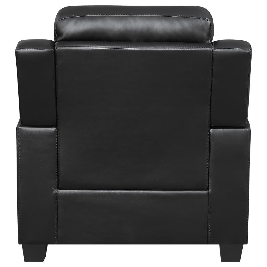Finley Black 3 Pc Sofa Set