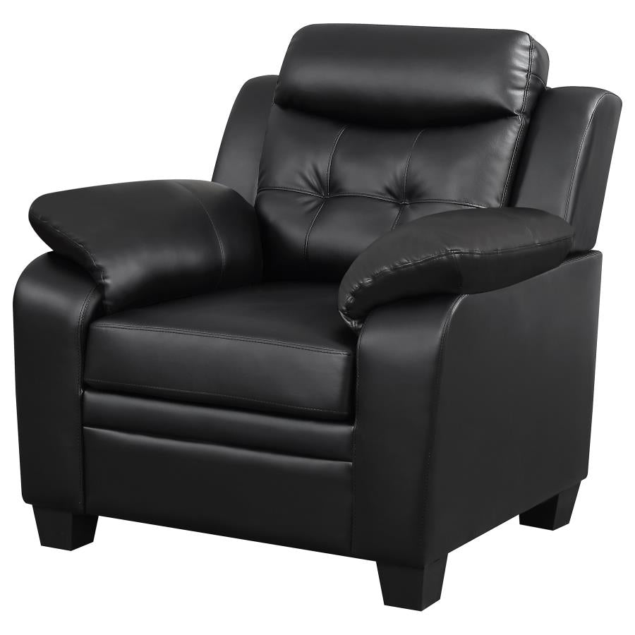 Finley Black Chair - furniture place usa