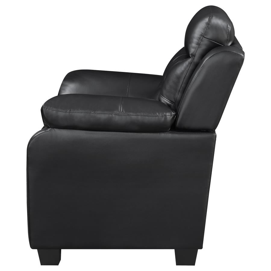 Finley Black Chair - furniture place usa