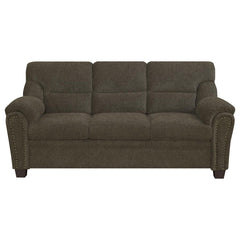 Clementine Brown Sofa - furniture place usa