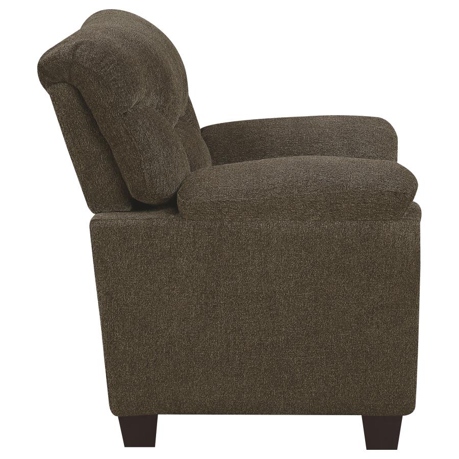 Clementine Brown Chair - furniture place usa