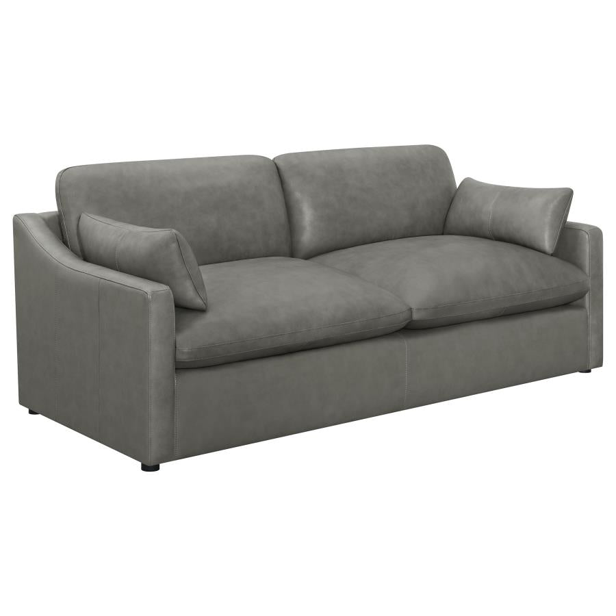 Grayson Grey 3 Pc Sofa Set - furniture place usa