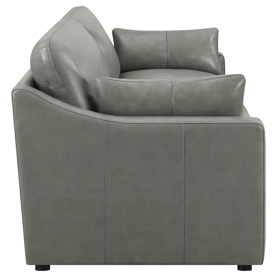 Grayson Grey 3 Pc Sofa Set - furniture place usa